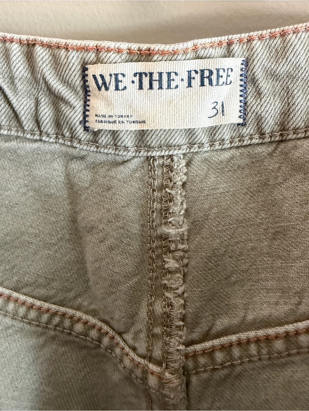 Free People We The Free Patchwork Carpenter Utility Jeans | Size 31 | EUC - Picture 5 of 5